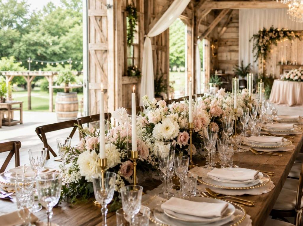wesele w klimacie rustic glam