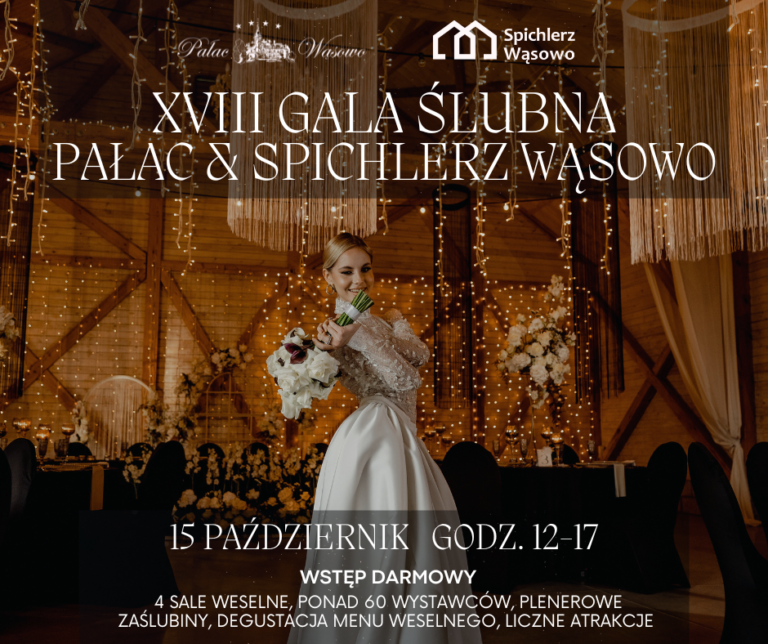 Gala ślubna w Pałacu Wąsowo